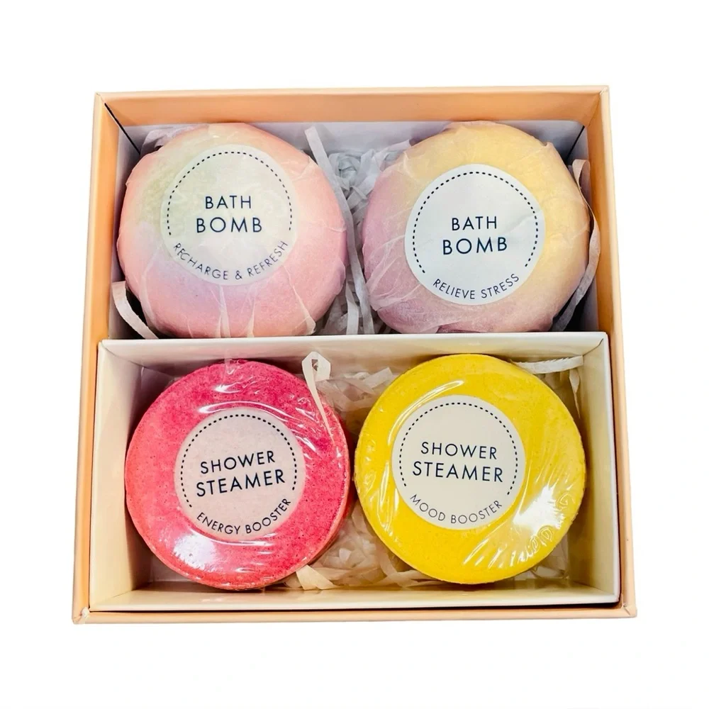 Luxe England Handmade Bath Bomb & Shower Steamer Gift Set